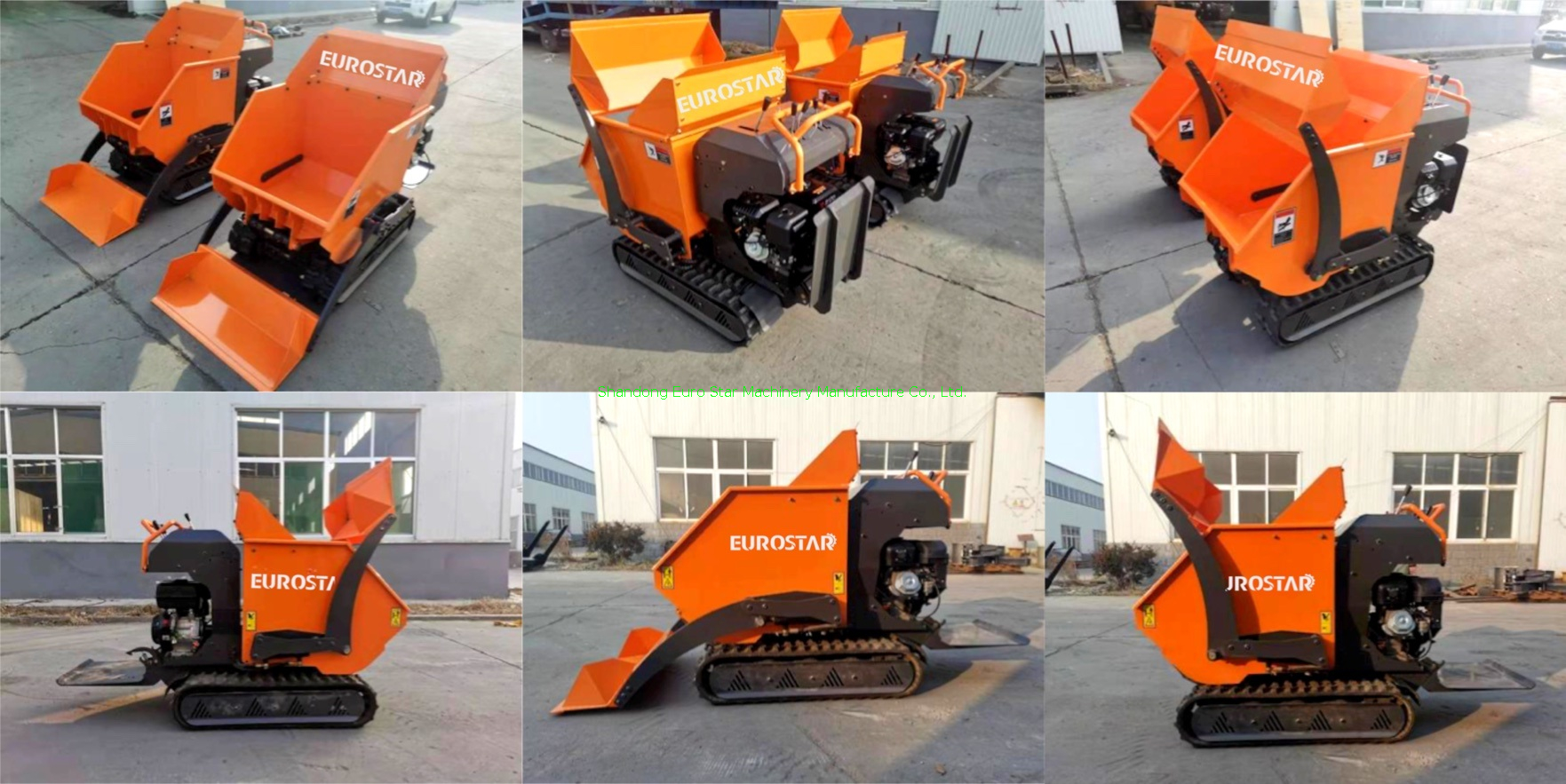 EML-500 Mini Rubber Crawler Dumper Truck details picture display-1 EML-500 Mini Rubber Crawler Dumper Truck details picture display-1