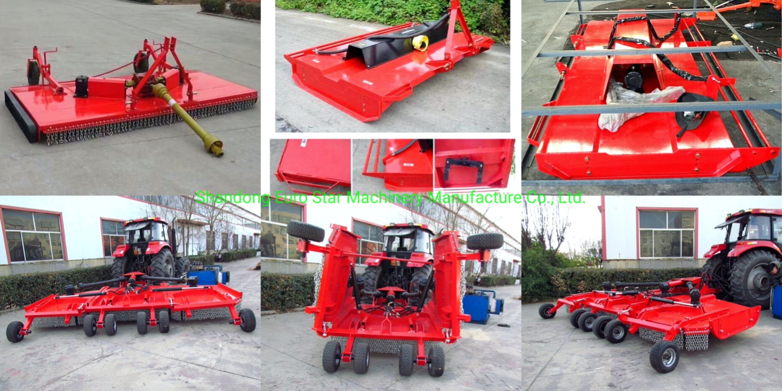 SL series double blade shaft rotary lawn mower details show