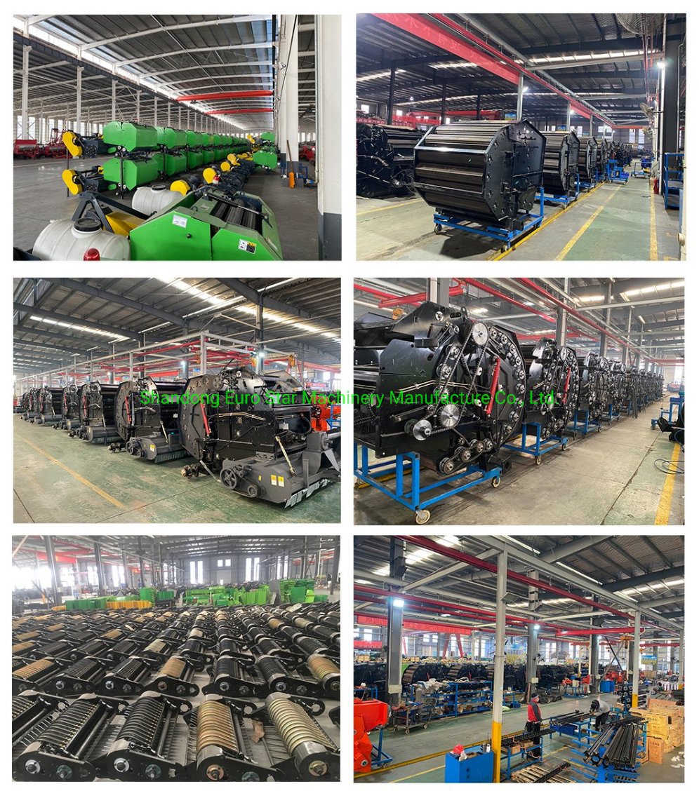 Hay baler production site display