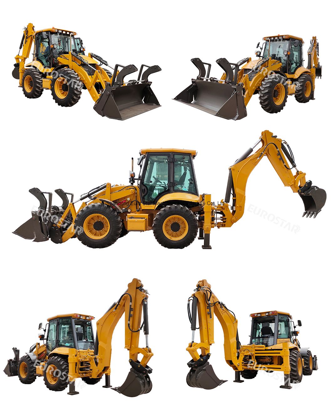 388K-K loader and hackhoe detail