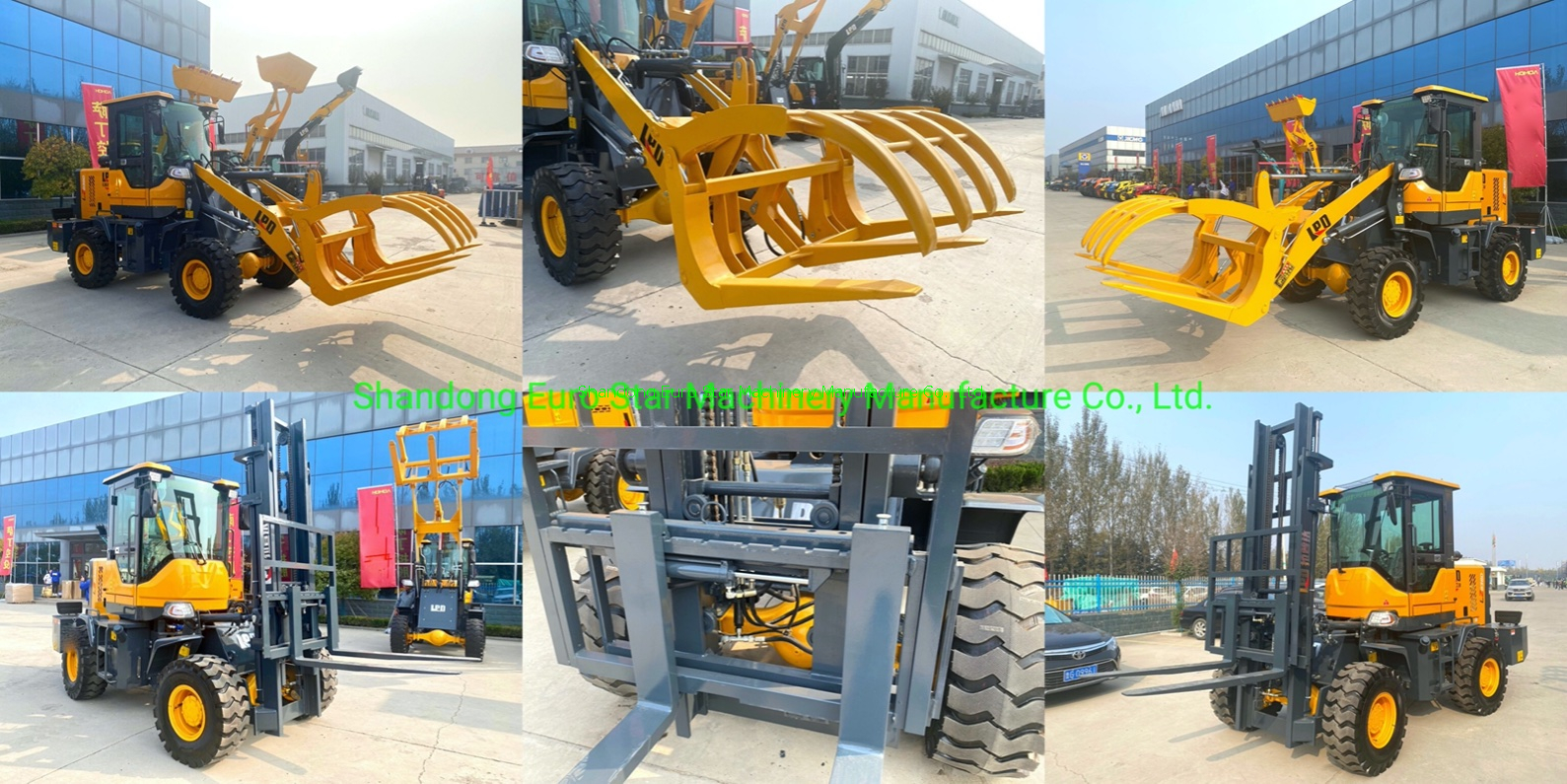 whole series of construction machinery products picture display
