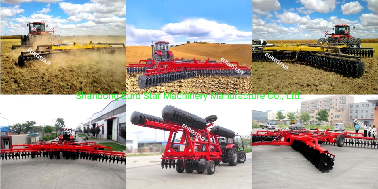 1BZD series hydraulic folding heavy duty disc harrow pictures show