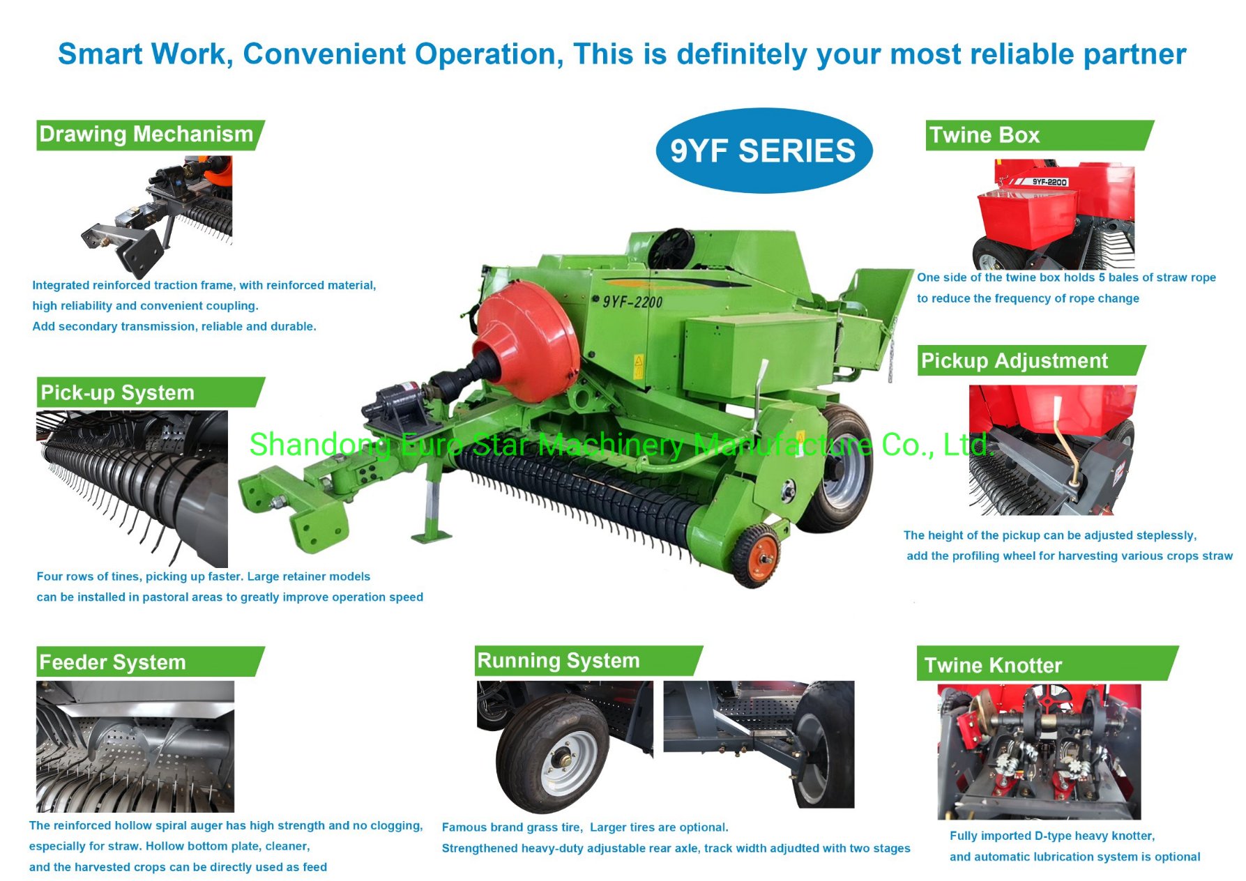 9YF series square baler details show2