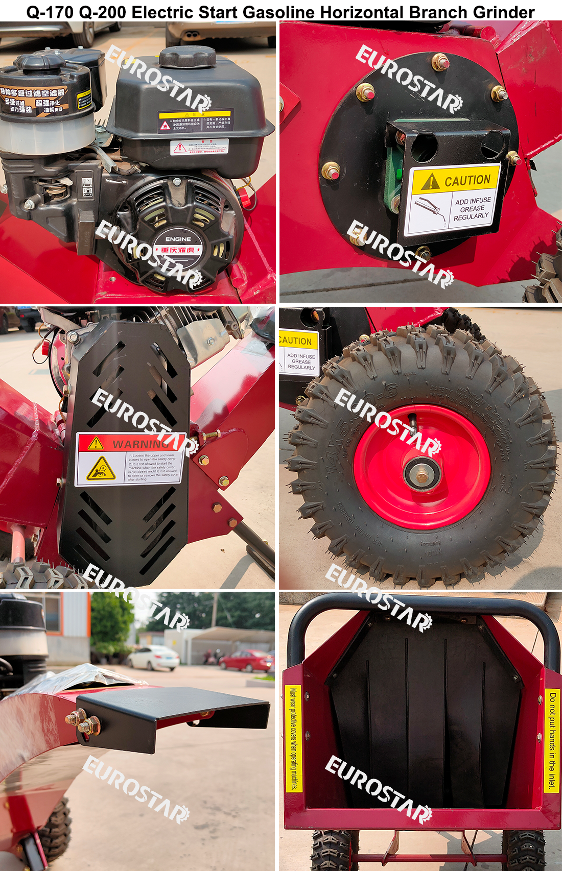 Q-200 Wood Chipper detail