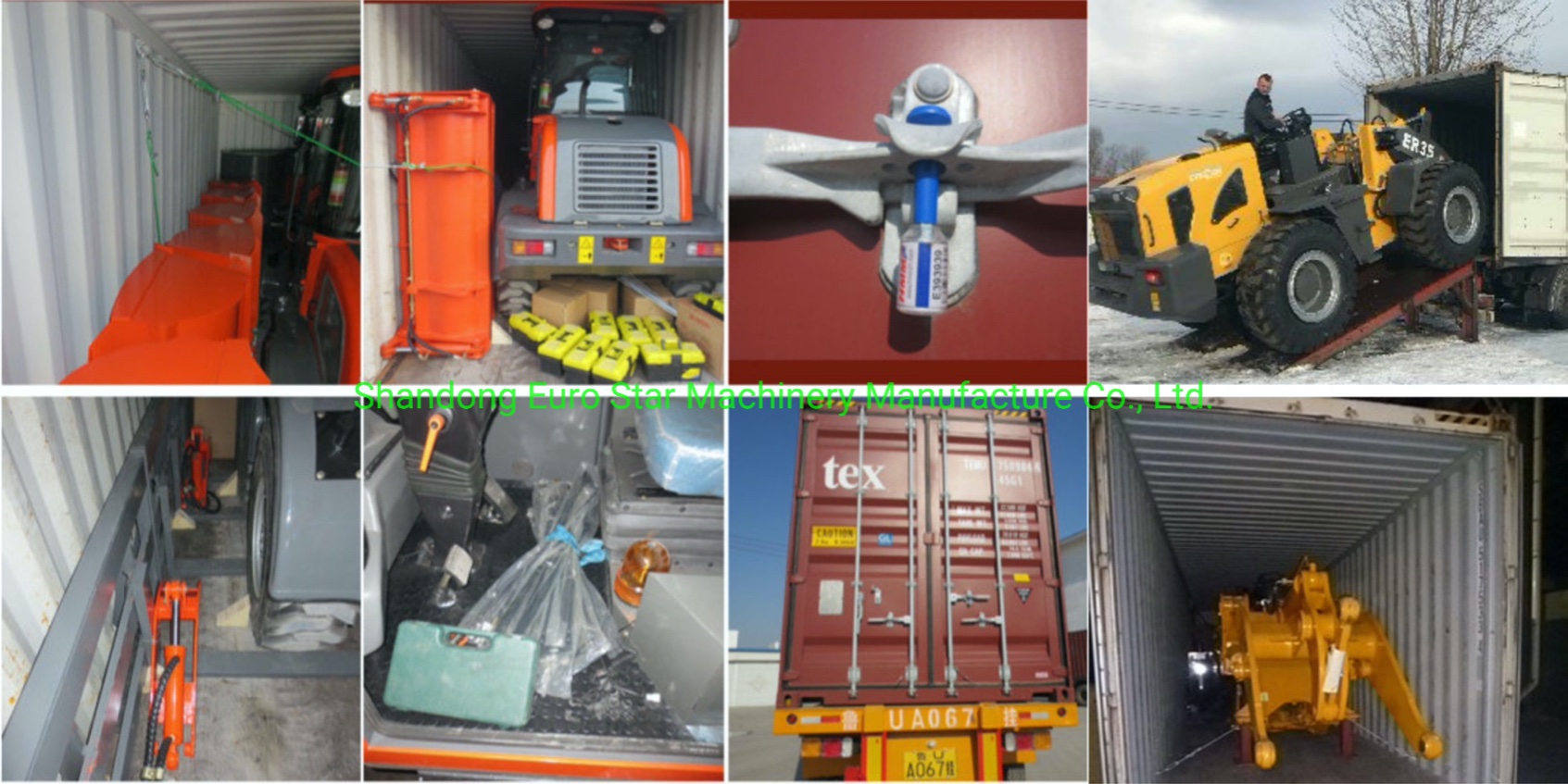 Wheel loader Packaging and shipping display