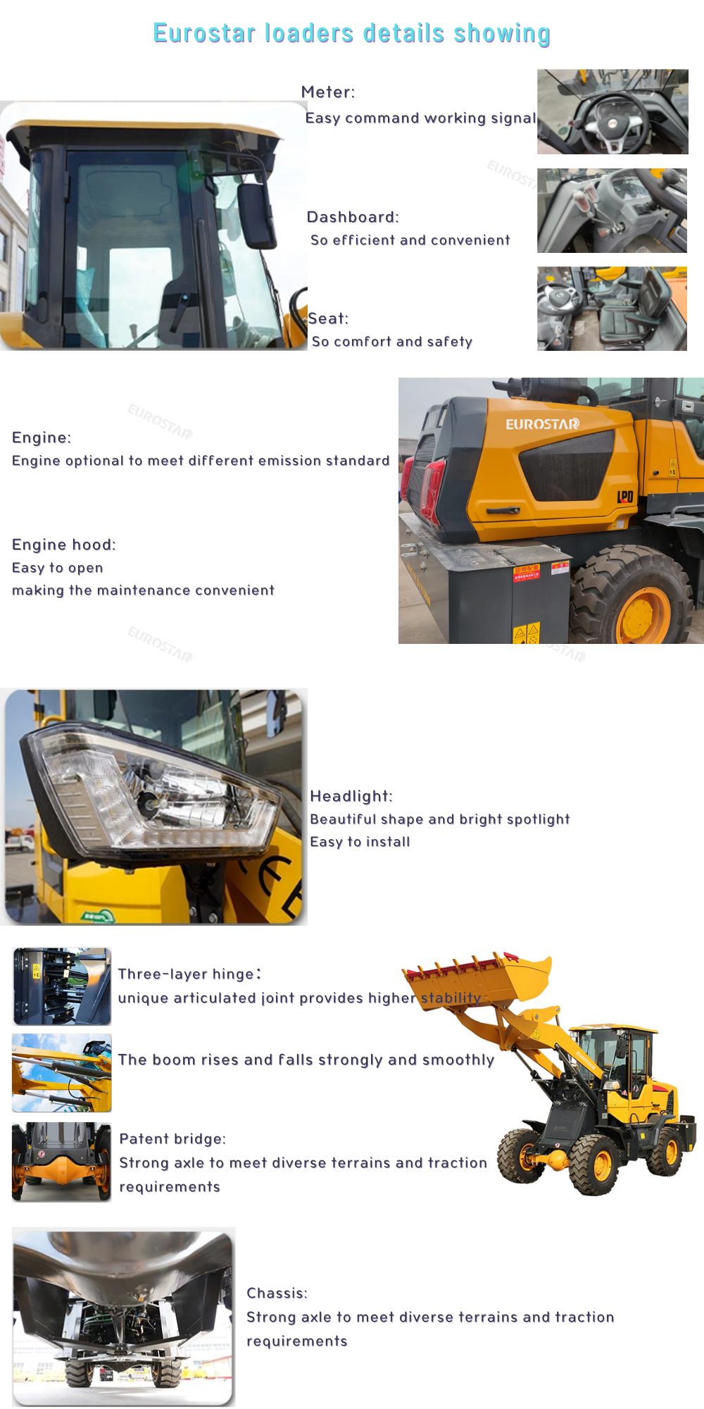 Showcase of Eurostar loaders1000