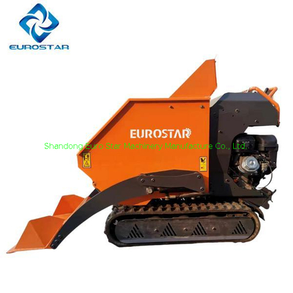 CE Mini Rubber Crawler Dumper Truck