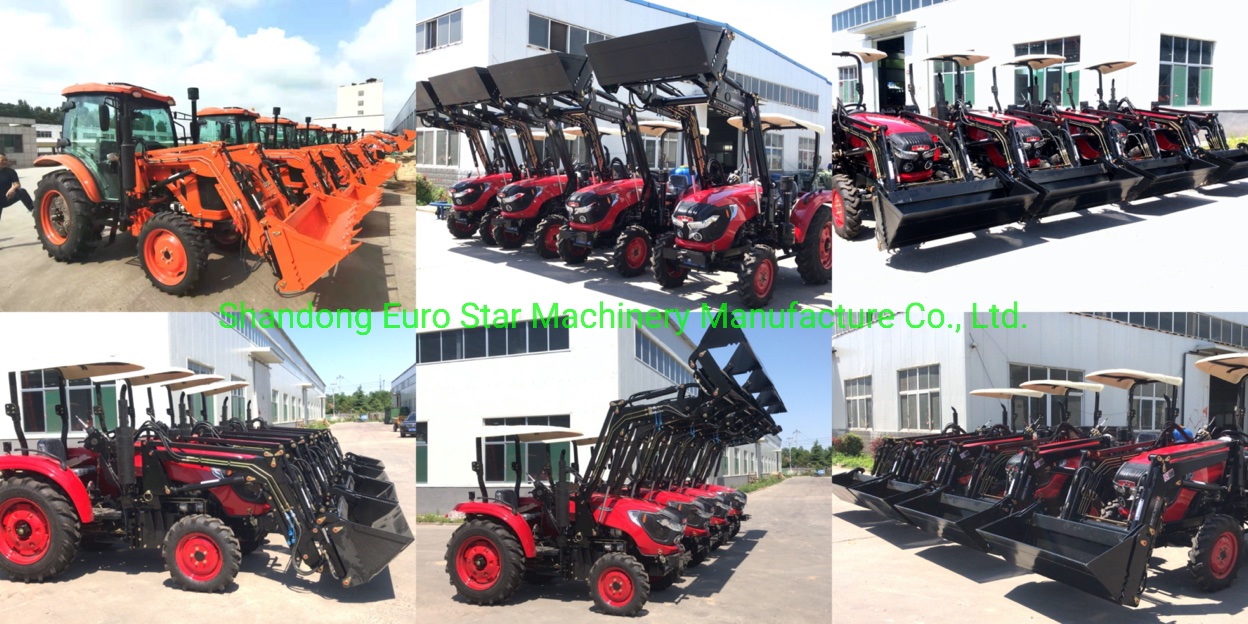 Our company production of front-end loader and backhoe picture display