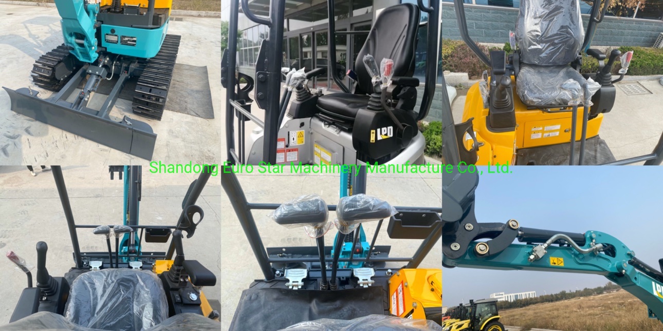 EX1800 Series Metal crawler small excavator product display