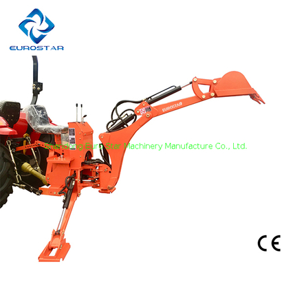Compact Farm Tractor Backhoe Loader