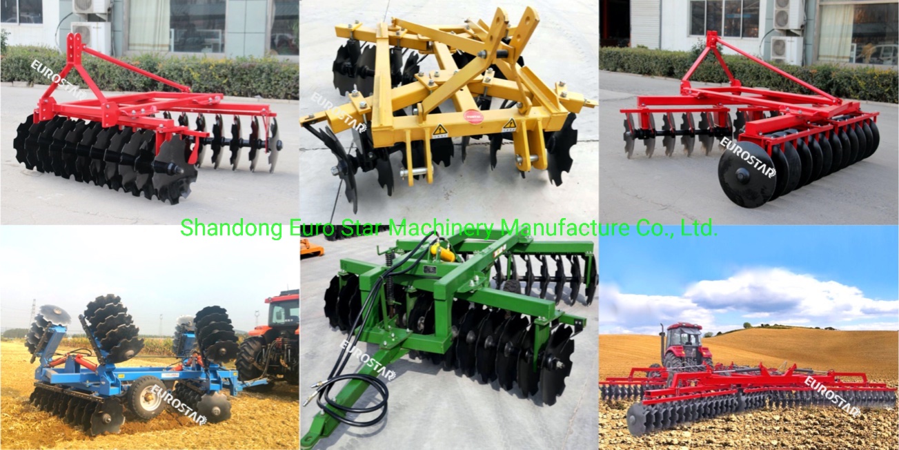 Full range of disc harrow picture display