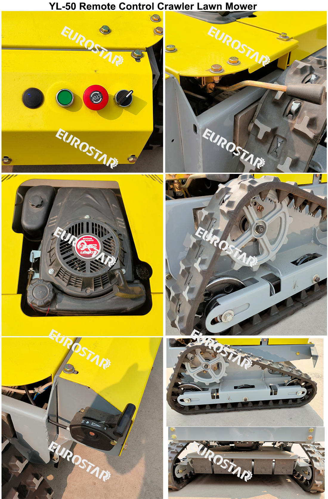 YL-50 Remote Control Crawler Lawn Mower details