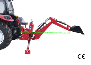 Lw-7 Backhoe Small Mini Wheel Farm Tractor Gasoline And Deisel Excavator Pto Driven Land Construction Backhoe Loader 25-45HP Agricultural Machinery