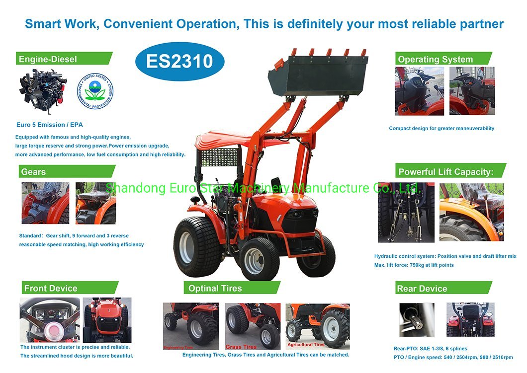ES2310 series small tractor display2