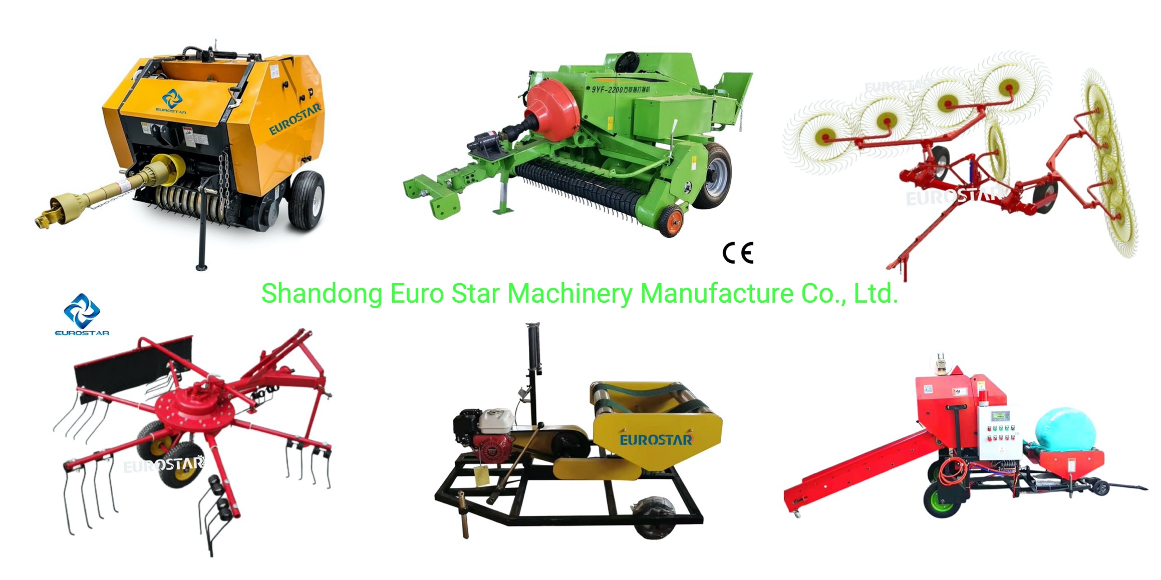 Baler, rake and envelop machine product portfolio