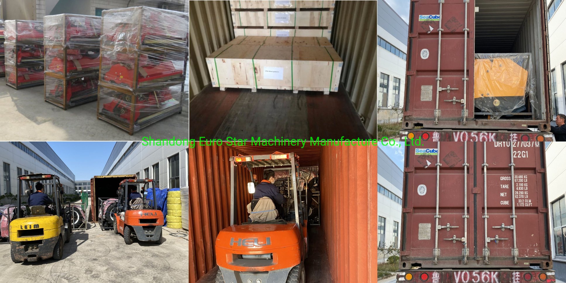 Trencher packing and shipping link display