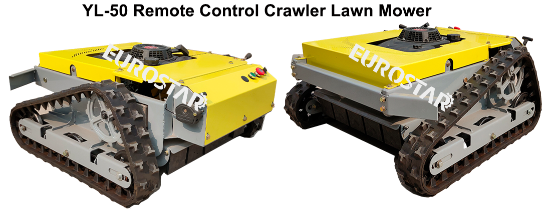YL-50 Remote Control Crawler Lawn Mower photo