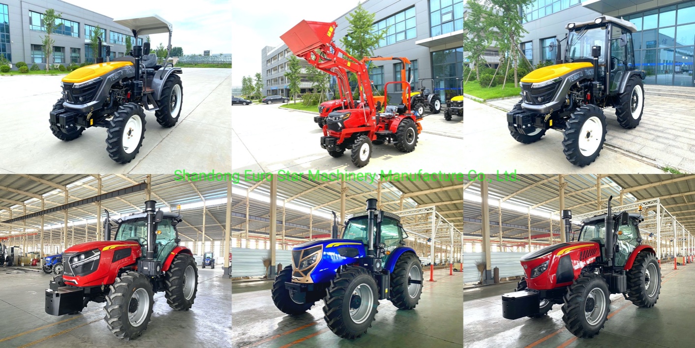 Picture display of tractors produced by our company