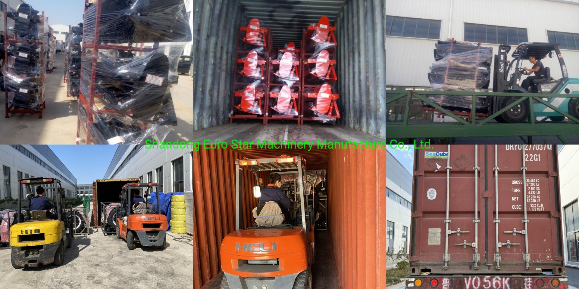 Rotary Tiller packing and shipping link display