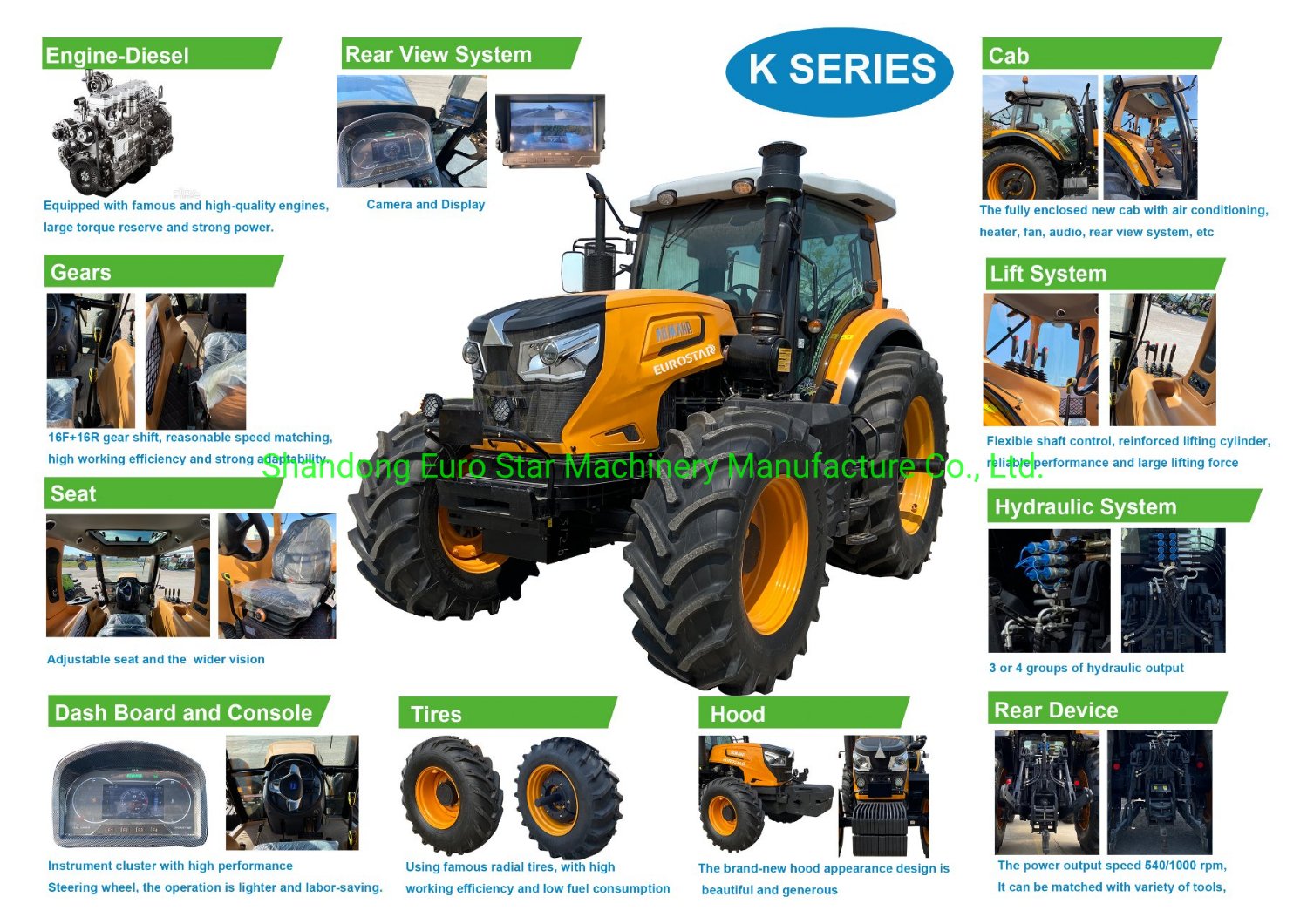 K series&nbsp;tractor details show2